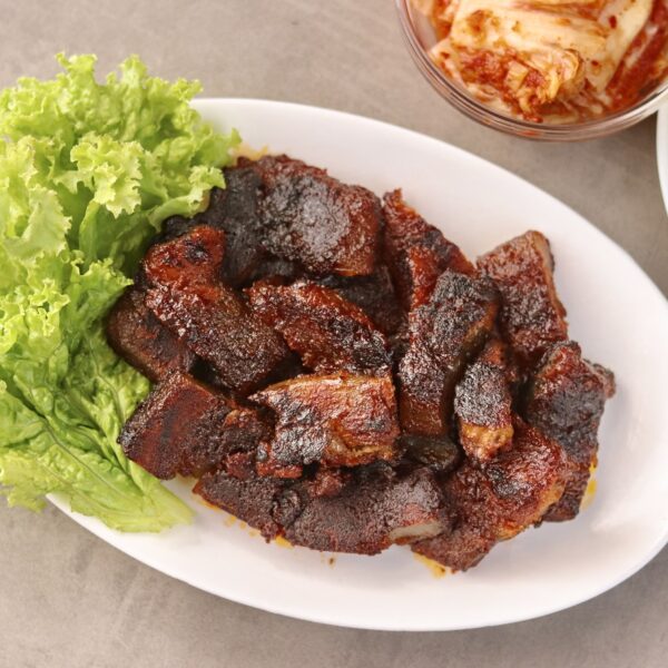 Vegan Samgyup in Kalbi (Sweet) Sauce (3 slabs) by PlanbasedandMore